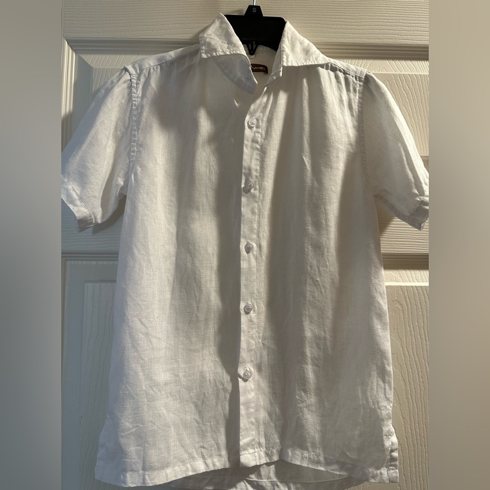 Island Importer Boy's Amalfi Linen Shirt Size 8